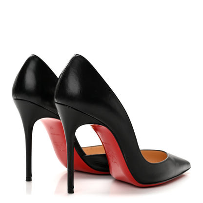 Christian Louboutin Shiny Nappa Iriza 100 Pumps 37 Black 5 of 11