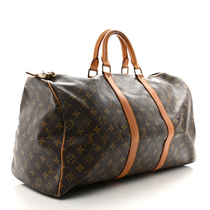 Louis Vuitton Monogram Keepall 50 2 of 17