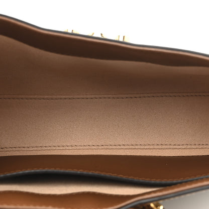 Gucci GG Supreme Monogram Calfskin Small Padlock Chain Shoulder Bag Beige Ebony Brown Sugar 5 of 11