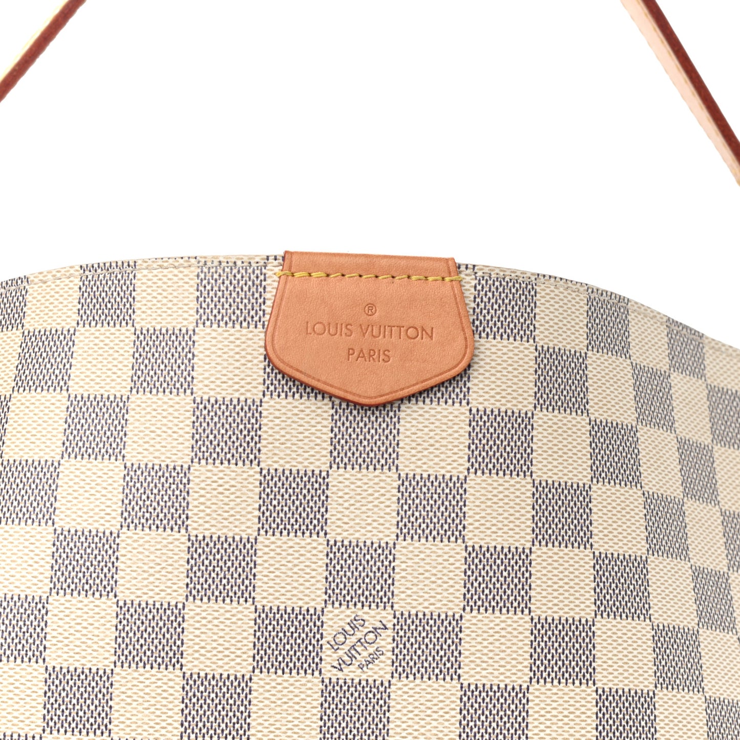 Damier Azur Graceful MM Rose Ballerine