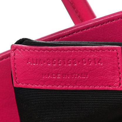 Saint Laurent Calfskin Small Sac De Jour Lipstick Fuchsia 7 of 14