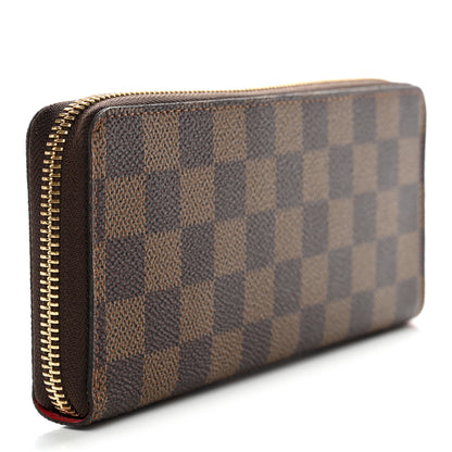 Louis Vuitton Damier Ebene Clemence Wallet Cherry 3 of 7
