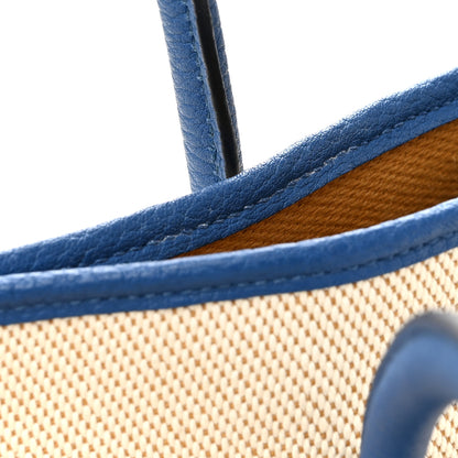Hermes Twill H Negonda Garden Party 36 MM Tote Ecru Desert Bleu France 12 of 12