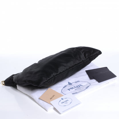 Prada Satin Evening Bag Black 5 of 9
