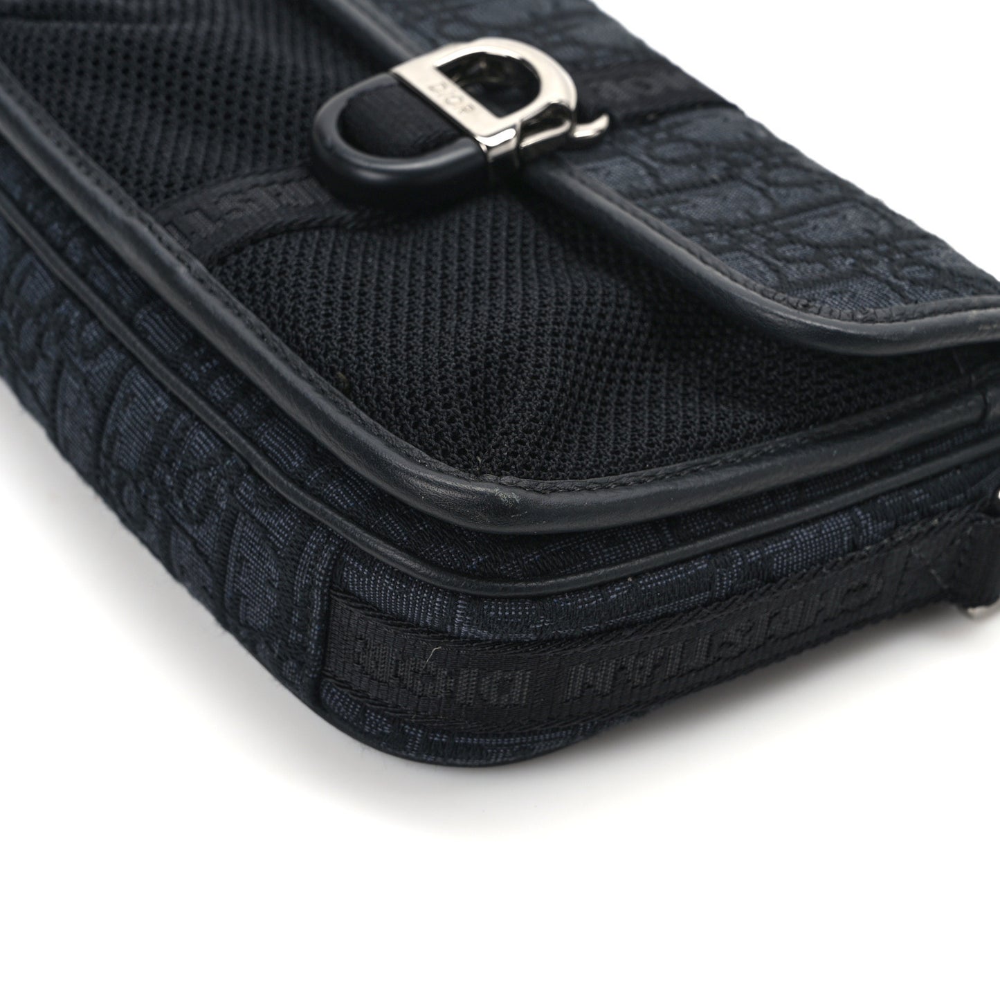 Oblique Jacquard Mini Dior 8 With Strap Black Multicolor