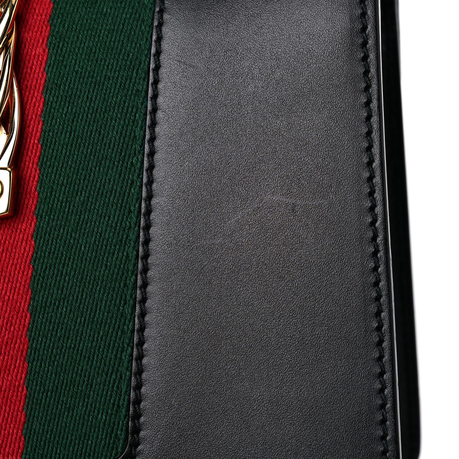 Gucci Calfskin Mini Sylvie Top Handle Bag Black 21 of 21