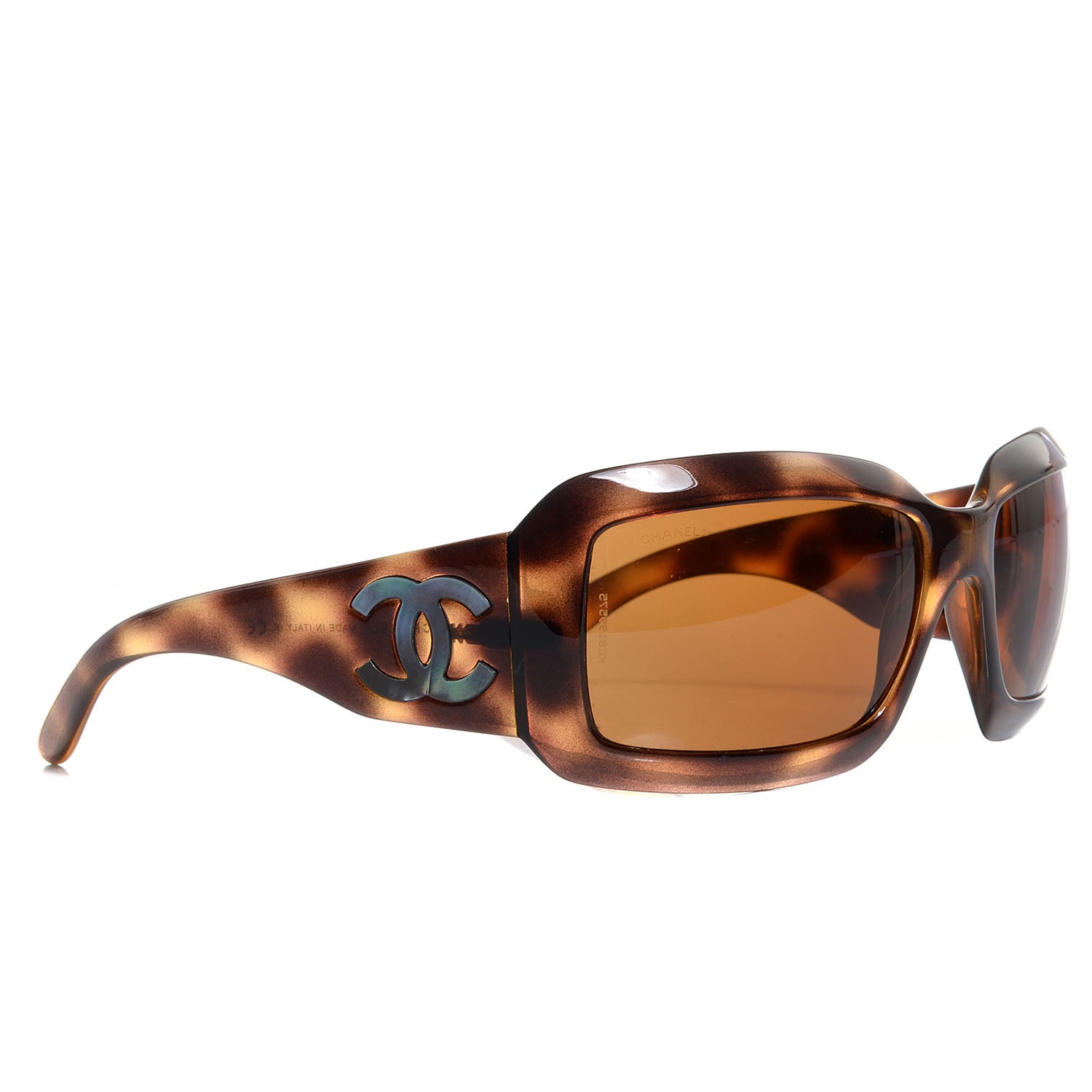 Chanel Mother of Pearl CC Sunglasses 5076 H Tortoise 3 of 6