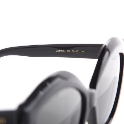 Gucci Cat Eye GG0117S Sunglasses Black 6 of 6