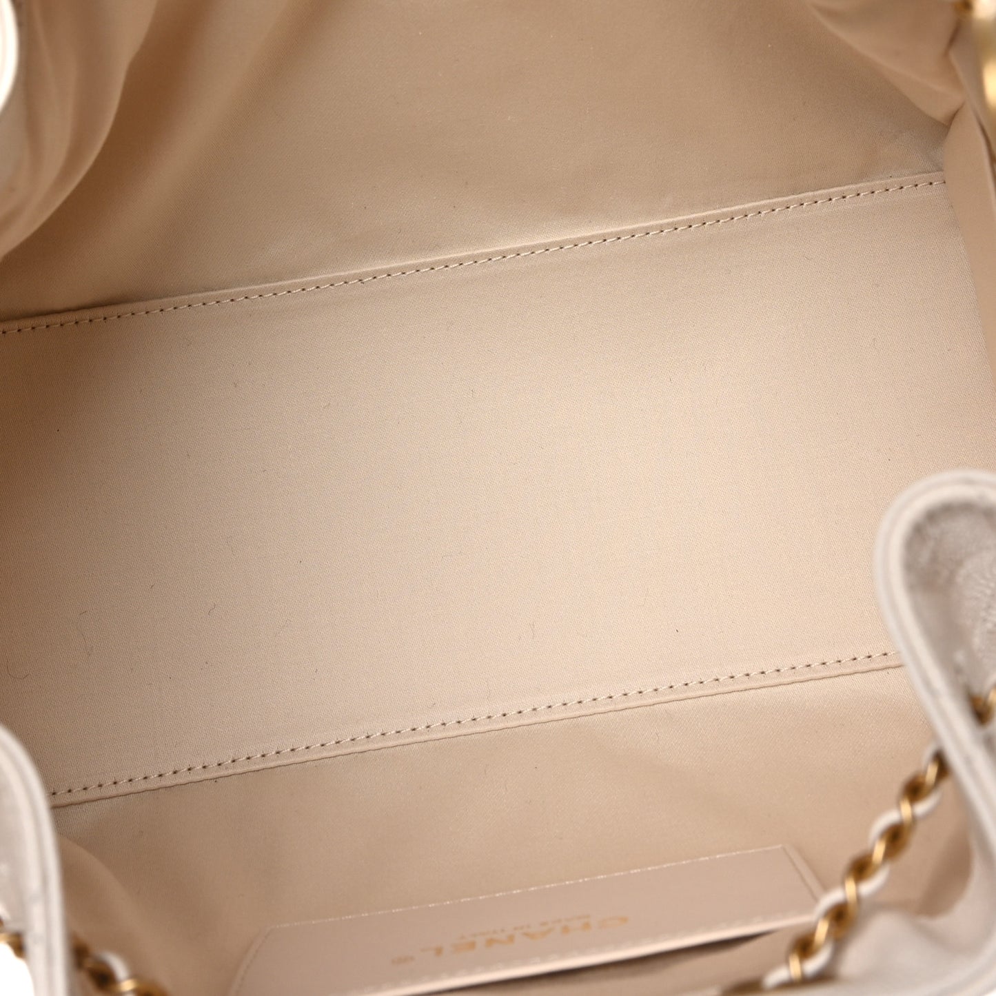 Caviar Quilted Small Chanel 25 Handbag White