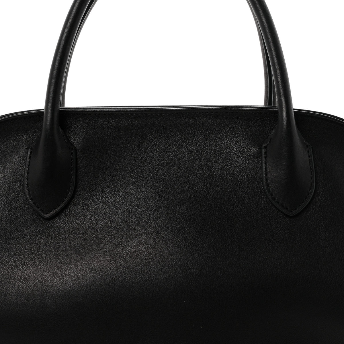 Polished Saddle Calfskin Agnes 12 Black