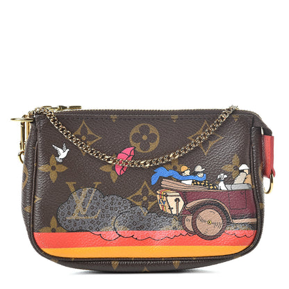Louis Vuitton Monogram 2015 Christmas Animation Mini Pochette Accessories 1 of 8