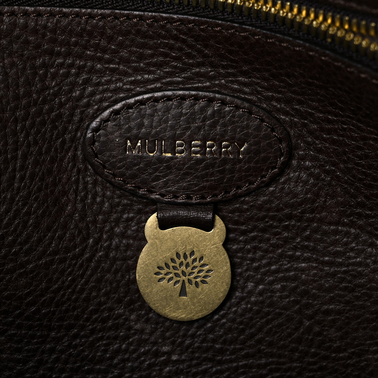 Natural Leather Bayswater Tote Chocolate