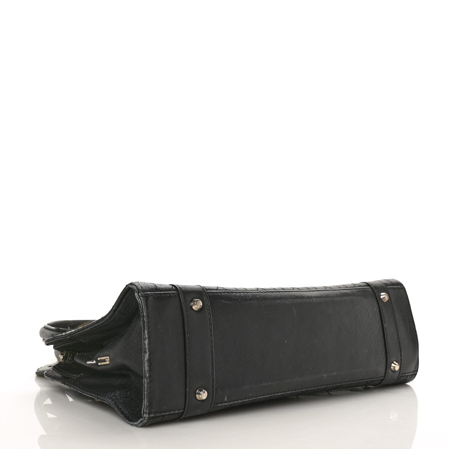 Christian Dior Calfskin Cannage Stitched Small Lady East West Lady Dior Black 4 of 12