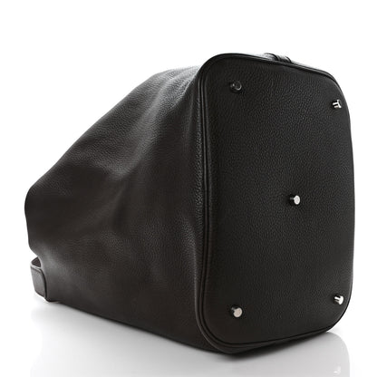 Hermes Taurillon Clemence Picotin Lock TGM Chocolate 3 of 10