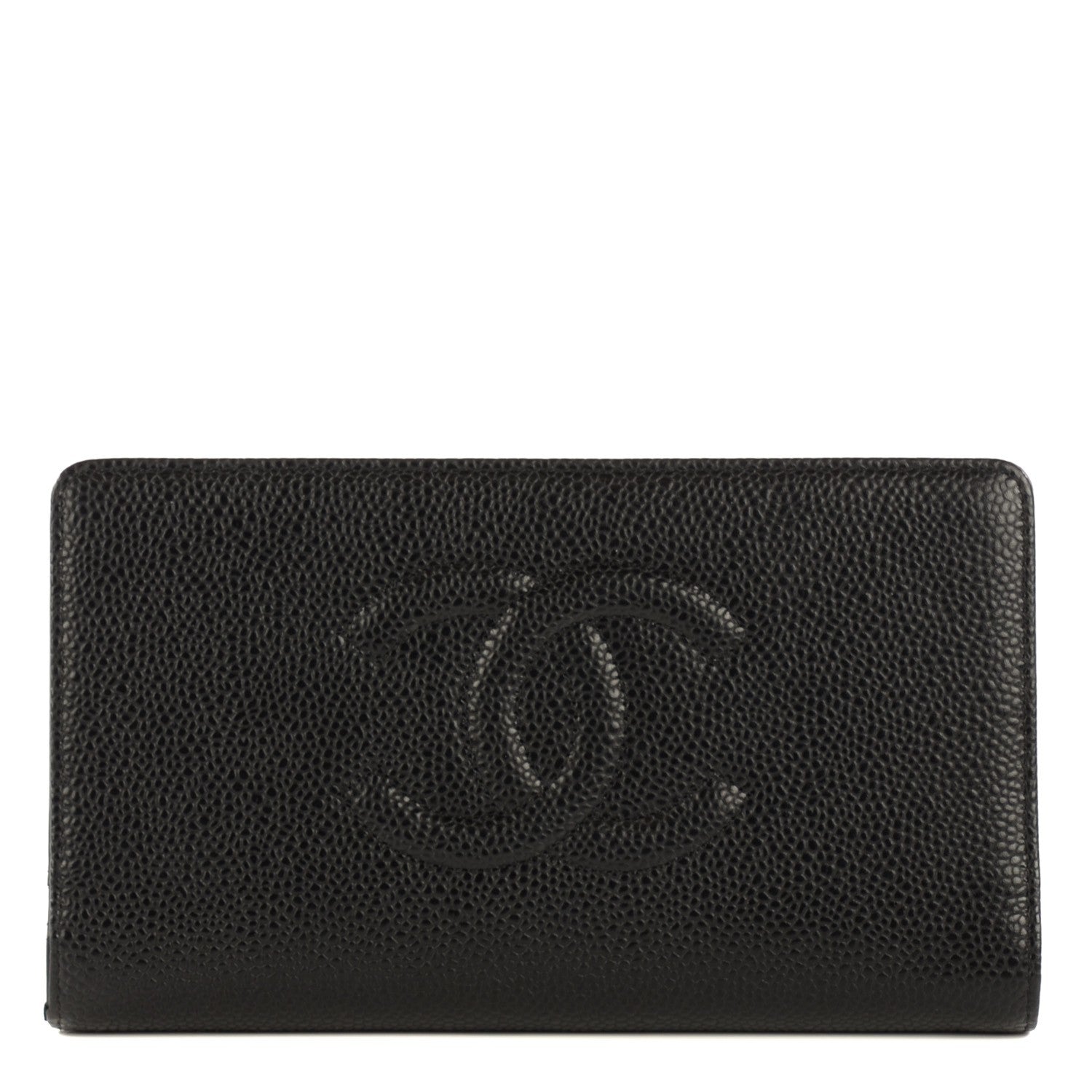 Chanel Caviar Timeless CC Yen Wallet Black 1 of 8