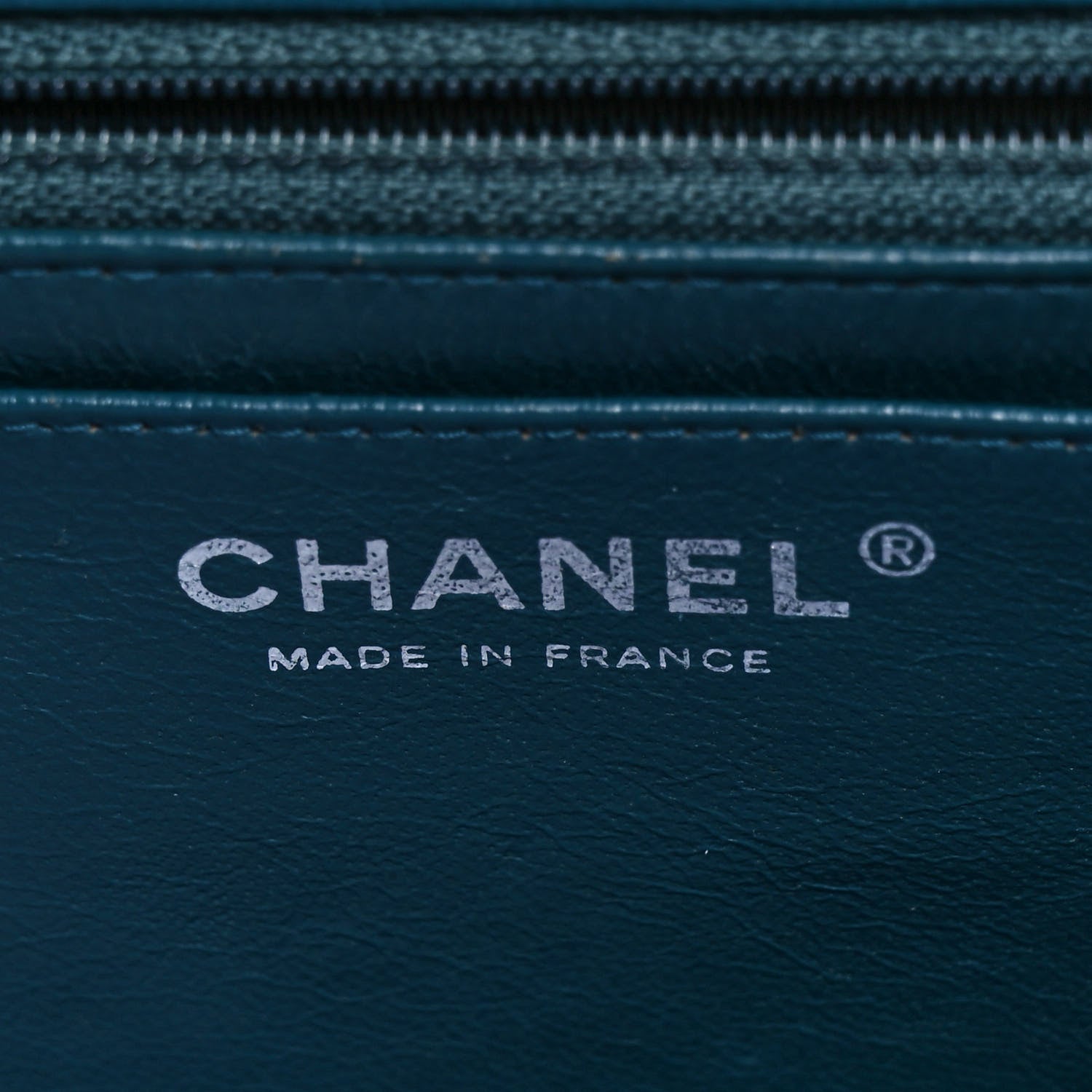 Chanel Lambskin Quilted Jumbo Single Flap Turquoise 5 of 9