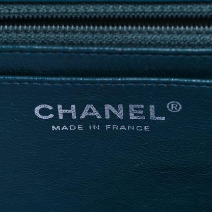 Chanel Lambskin Quilted Jumbo Single Flap Turquoise 5 of 9