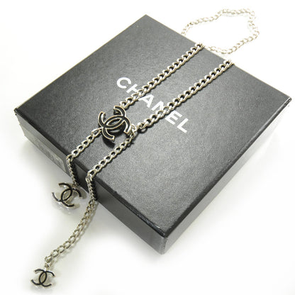 Chanel Ceinture Fantai Adjustable Belt Silver and Black 3 of 5