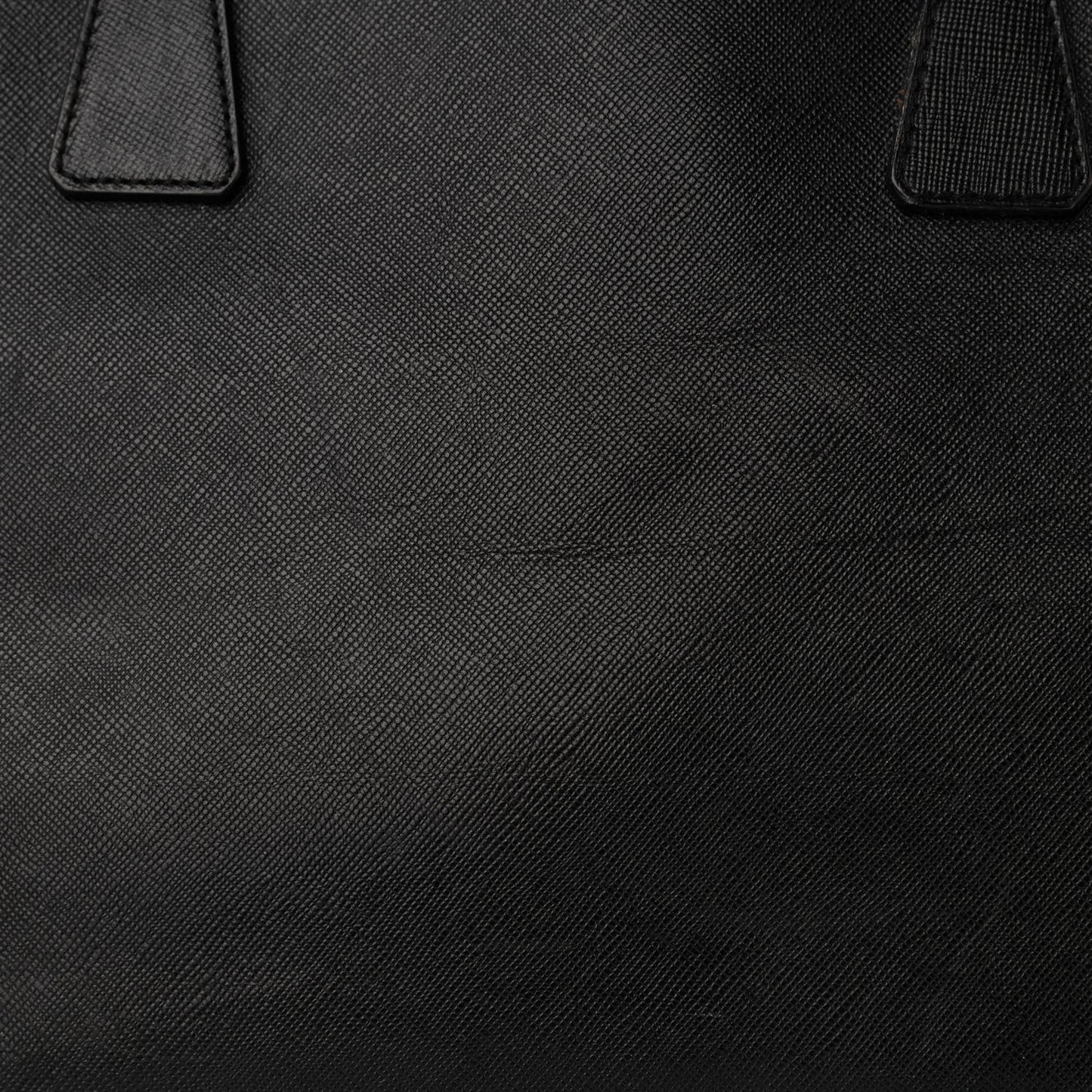 Saffiano Lux Large Promenade Tote Black
