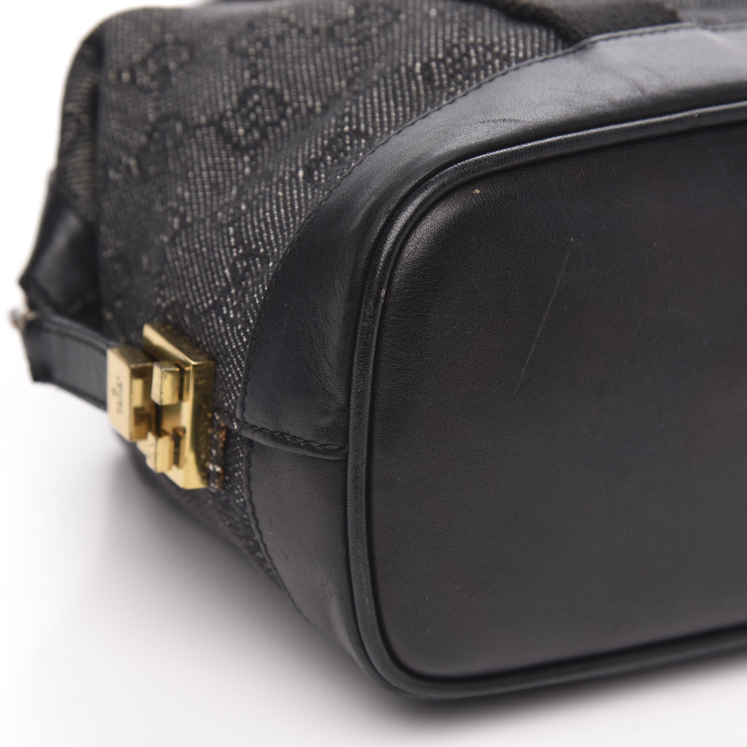 Gucci Monogram Carry On Duffle Bag Black 8 of 16