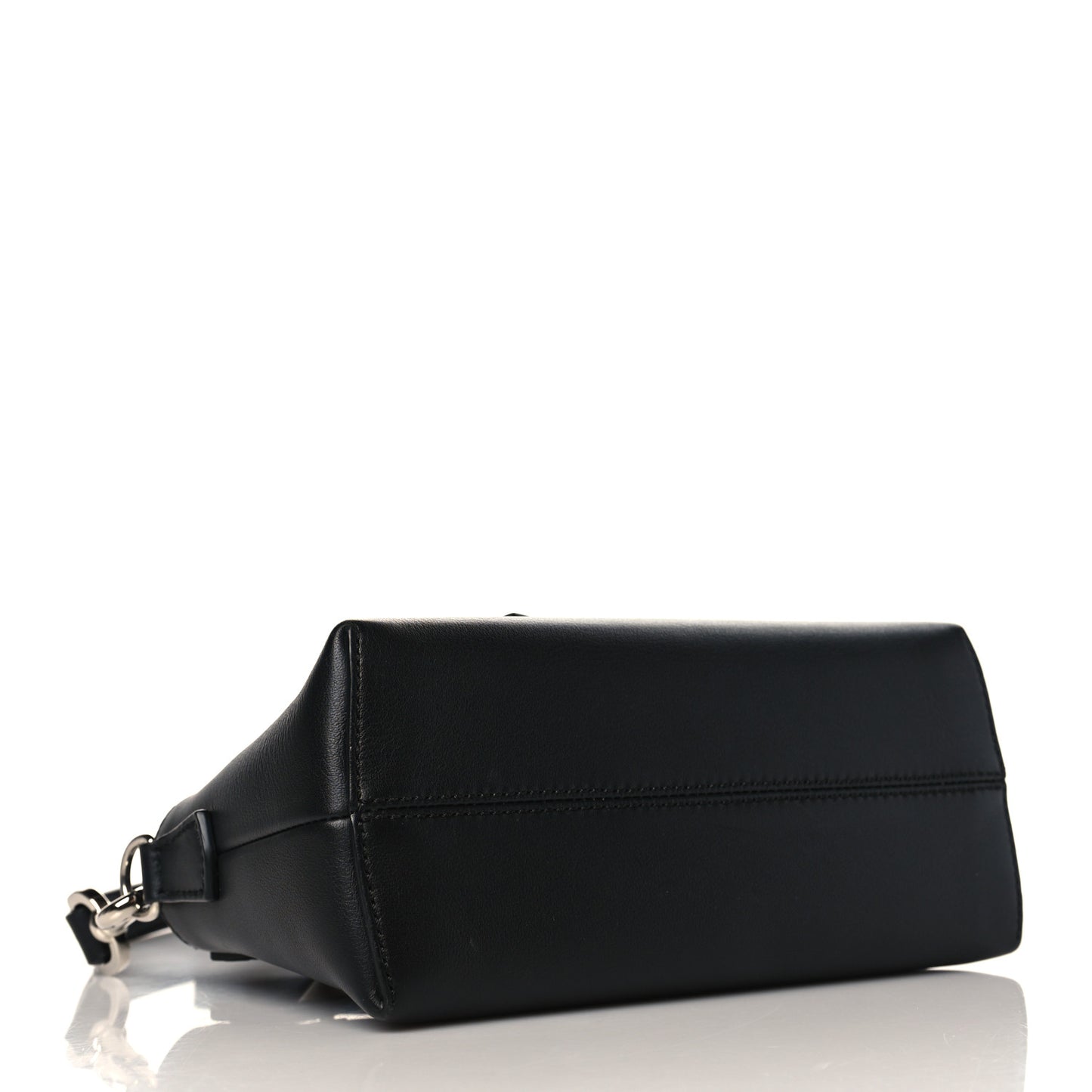Vitello Dolce Bi-Color FF 1974 Embossed Mini By The Way Boston Bag Black Maya