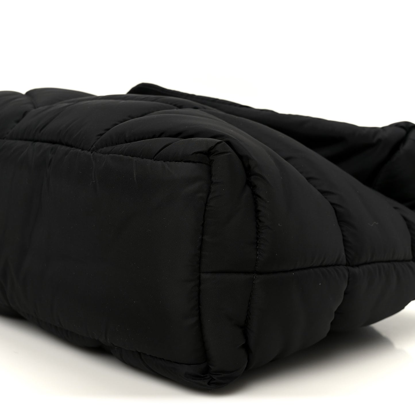Econyl Nylon Lou Puffer Messenger Black