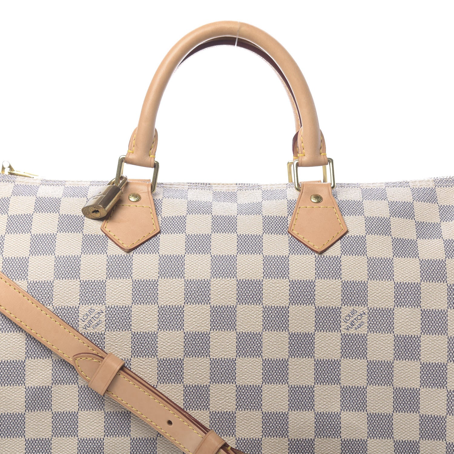 Louis Vuitton Damier Azur Speedy Bandouliere 35 10 of 14