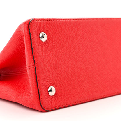 Louis Vuitton Taurillon Capucines MM Coquelicot 8 of 9