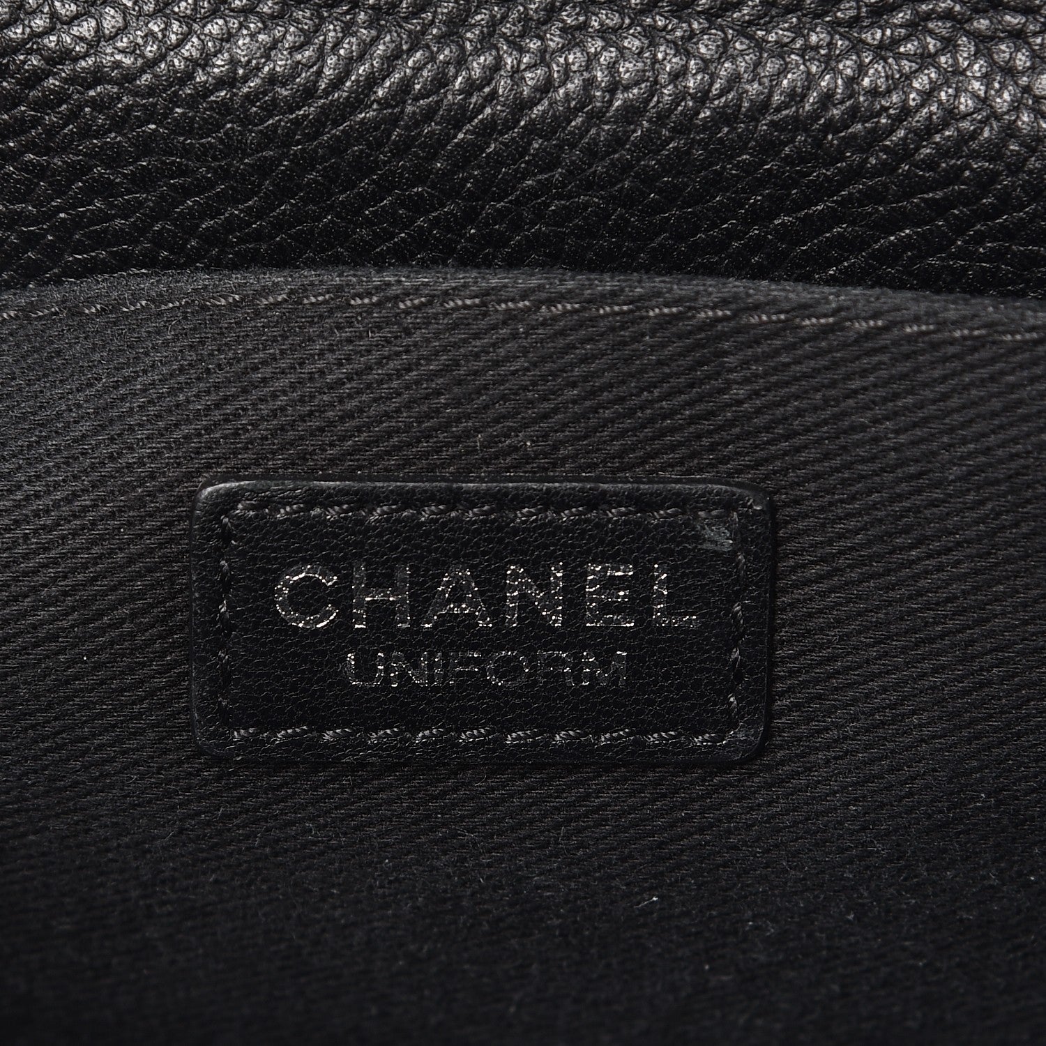 Chanel Grained Calfskin Quilted 2.55 Reissue Flap Belt Bag Clutch Black 6 of 9