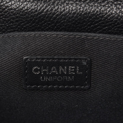 Chanel Grained Calfskin Quilted 2.55 Reissue Flap Belt Bag Clutch Black 6 of 9