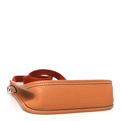 Hermes Taurillon Clemence Amazone Evelyne TPM Gold Cuivre 4 of 9