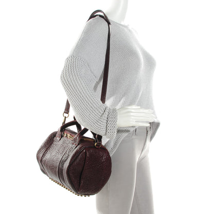 Alexander Wang Pebbled Lambskin Rockie Beet Antique Brass Hardware 2 of 8