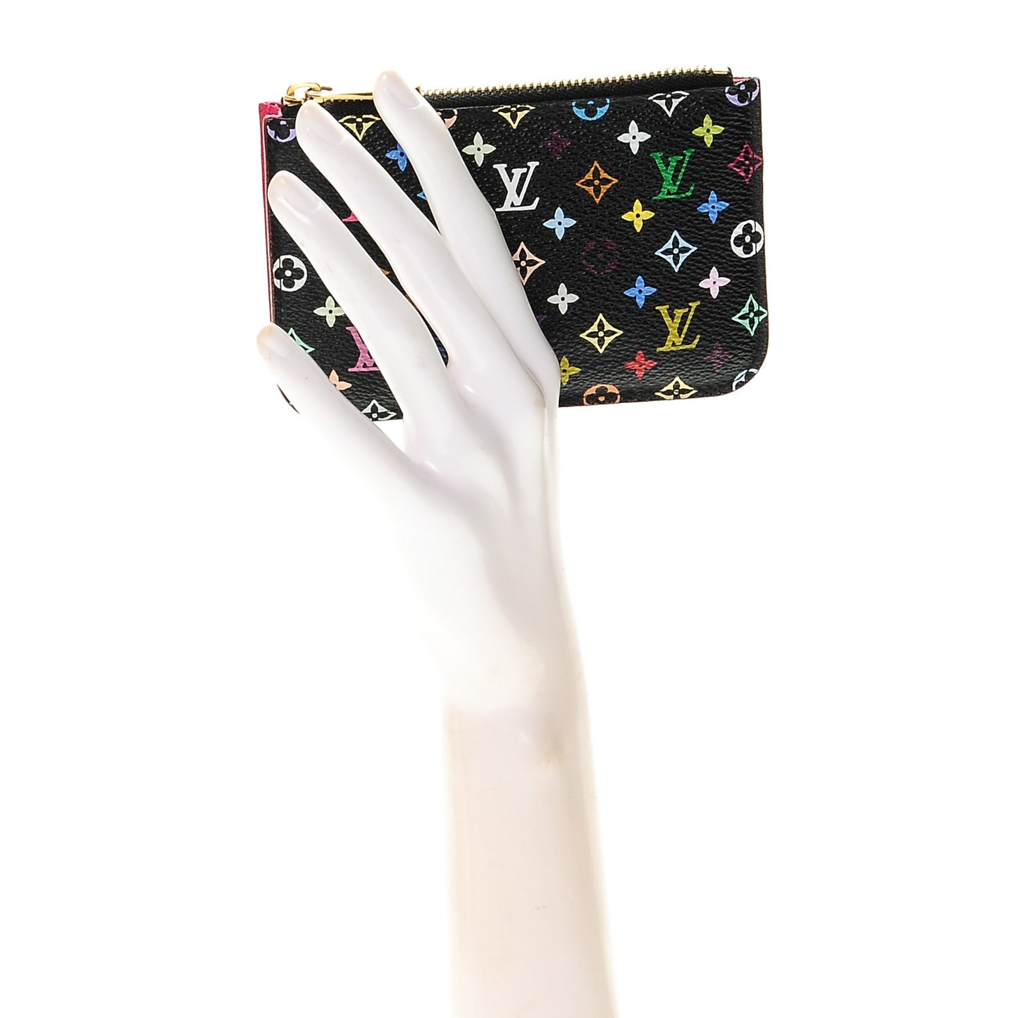 Monogram Multicolor Key Pouch Black Grenade