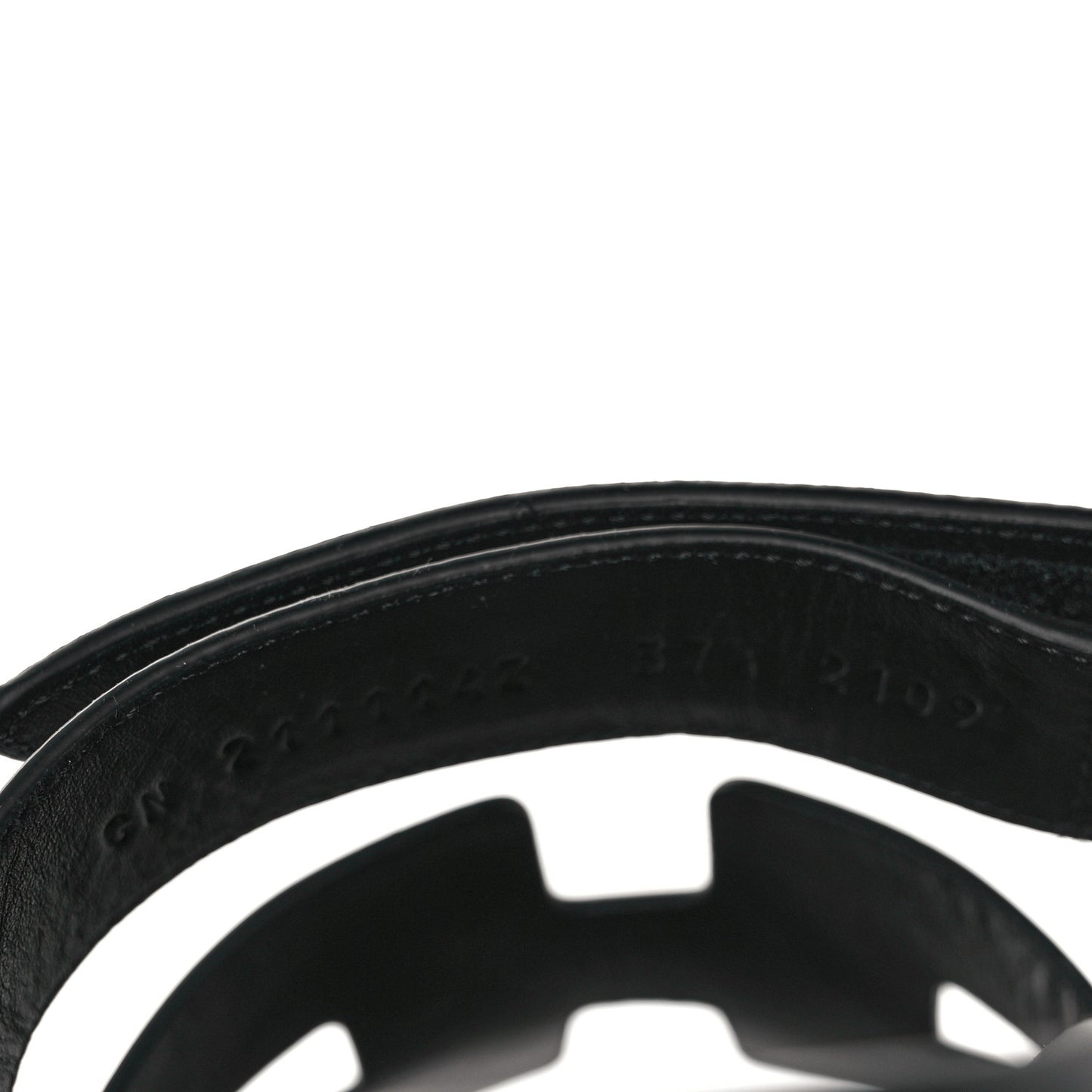 Calfskin Womens Chypre Sandals 37.5 Black