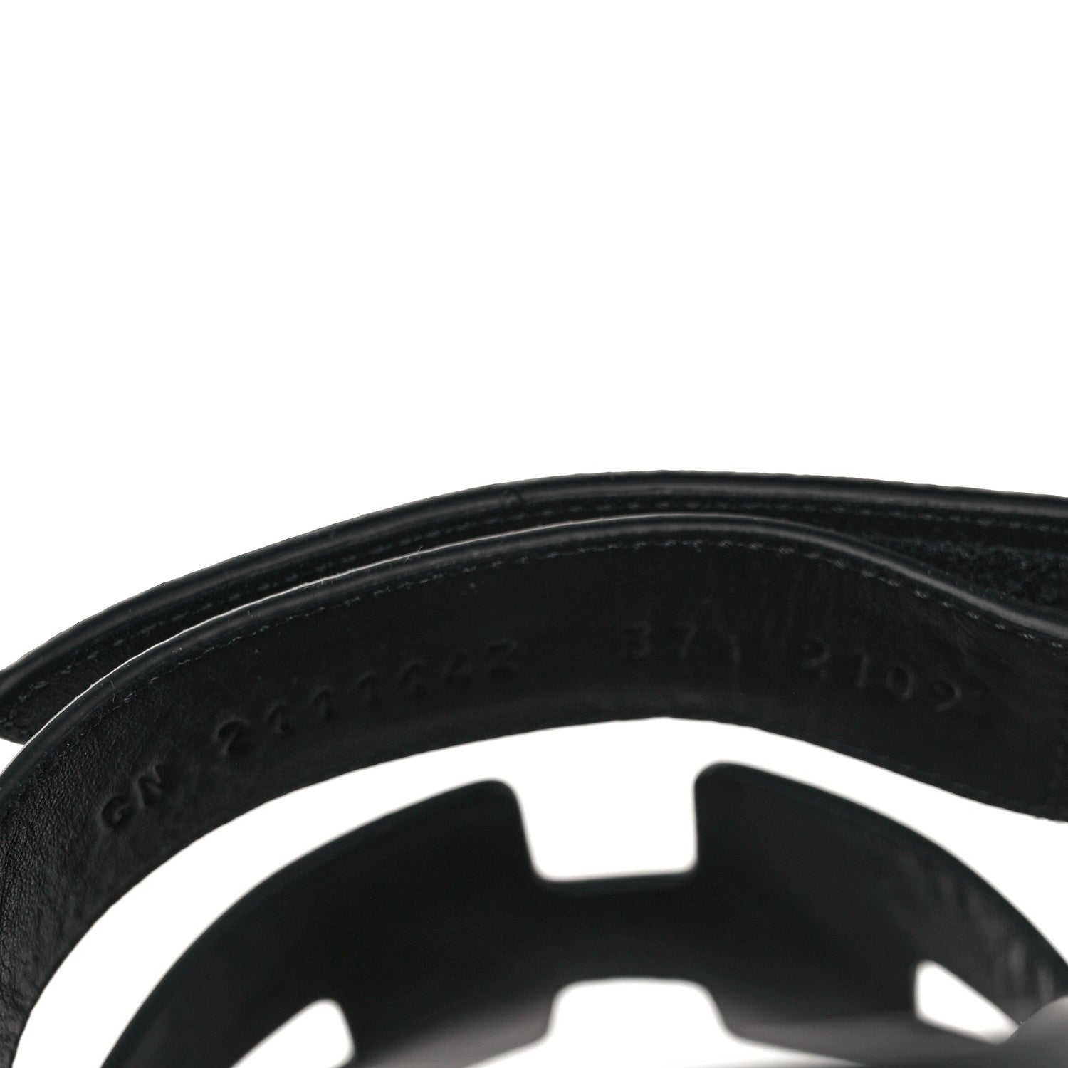 Hermes Calfskin Womens Chypre Sandals 37.5 Black 8 of 9