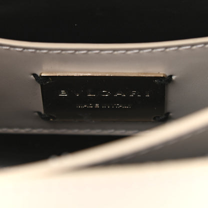 Bulgari Calfskin Woven Chain Serpenti Forever Crossbody Bag White 9 of 10