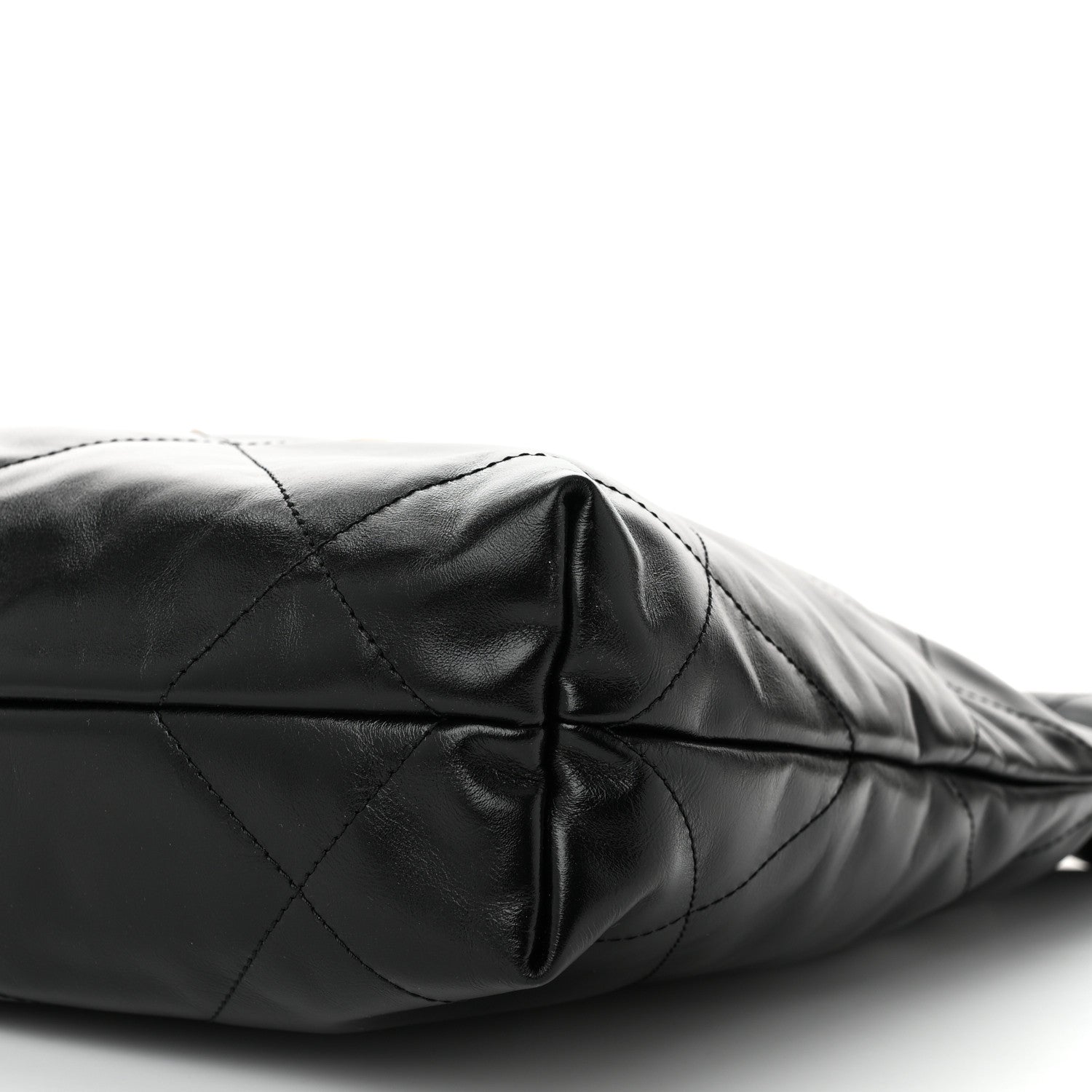 Chanel Shiny Calfskin Quilted Small Chanel 22 Black 11 of 11