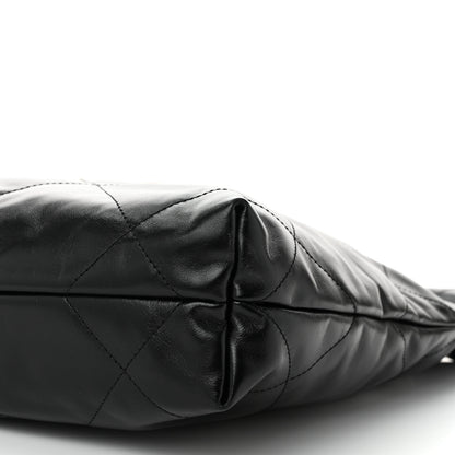 Chanel Shiny Calfskin Quilted Small Chanel 22 Black 11 of 11