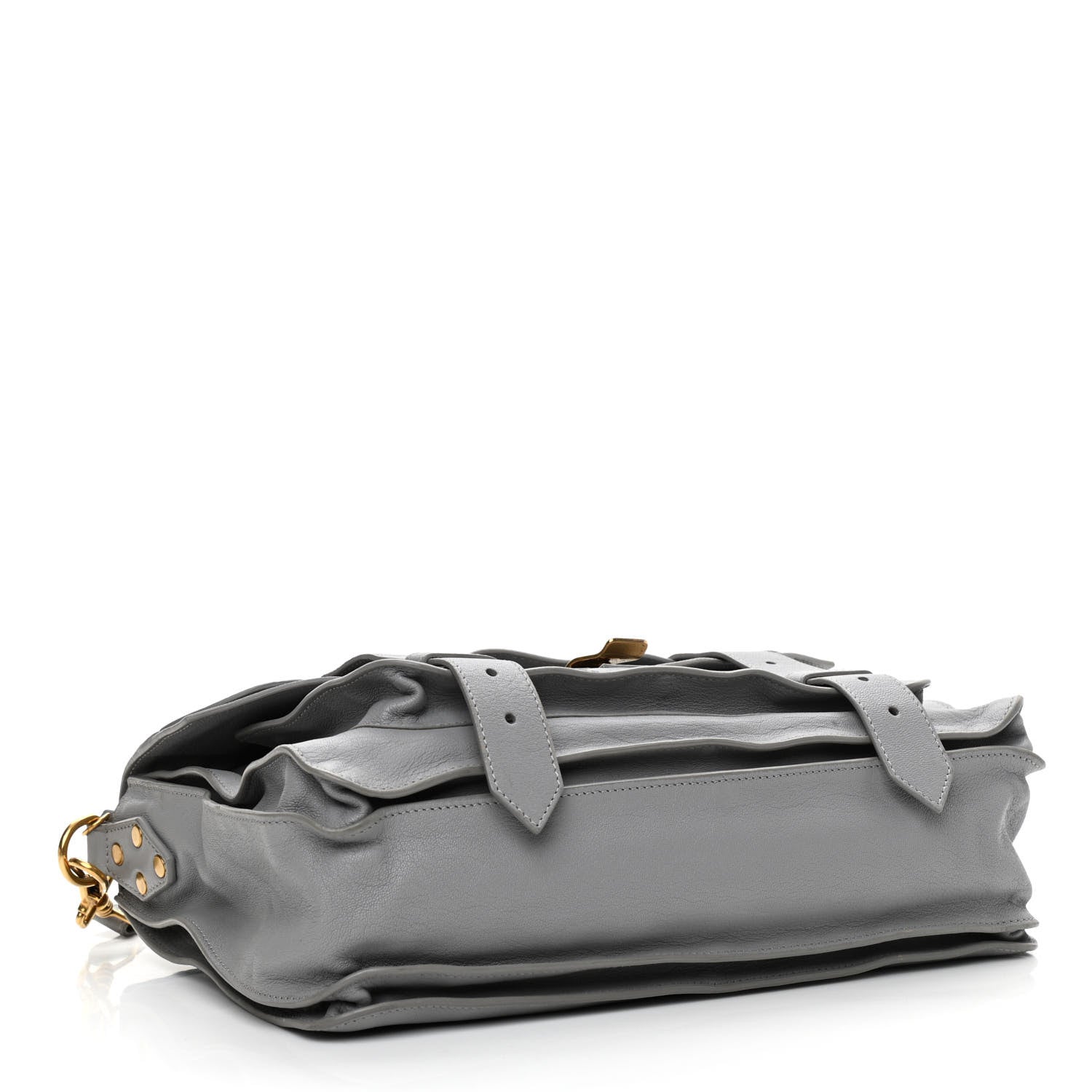 Proenza Schouler Lambskin Medium PS1 Satchel Concrete Grey 4 of 11