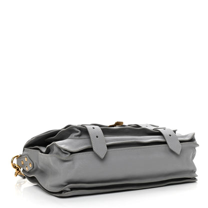 Proenza Schouler Lambskin Medium PS1 Satchel Concrete Grey 4 of 11