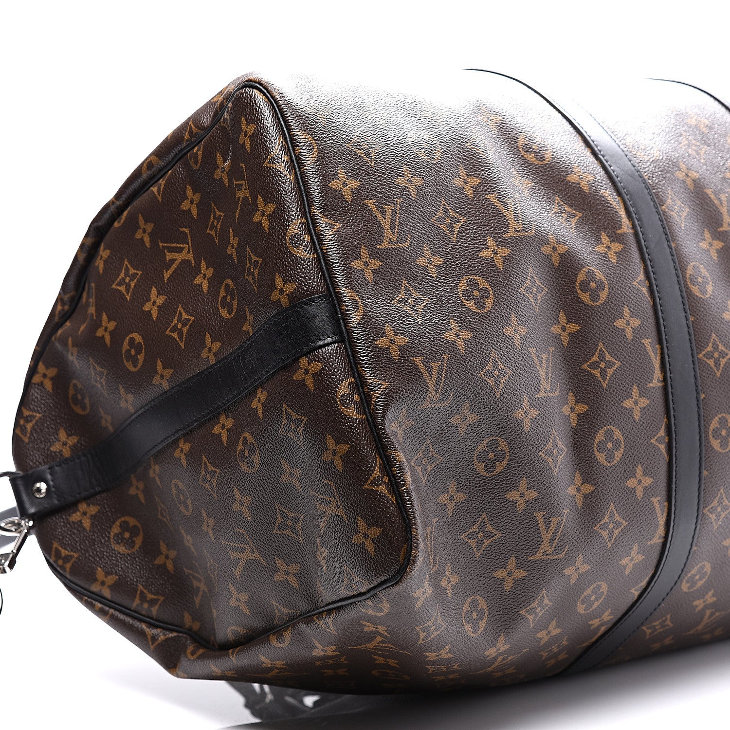 Louis Vuitton Monogram Macassar Keepall Bandouliere 55 6 of 14