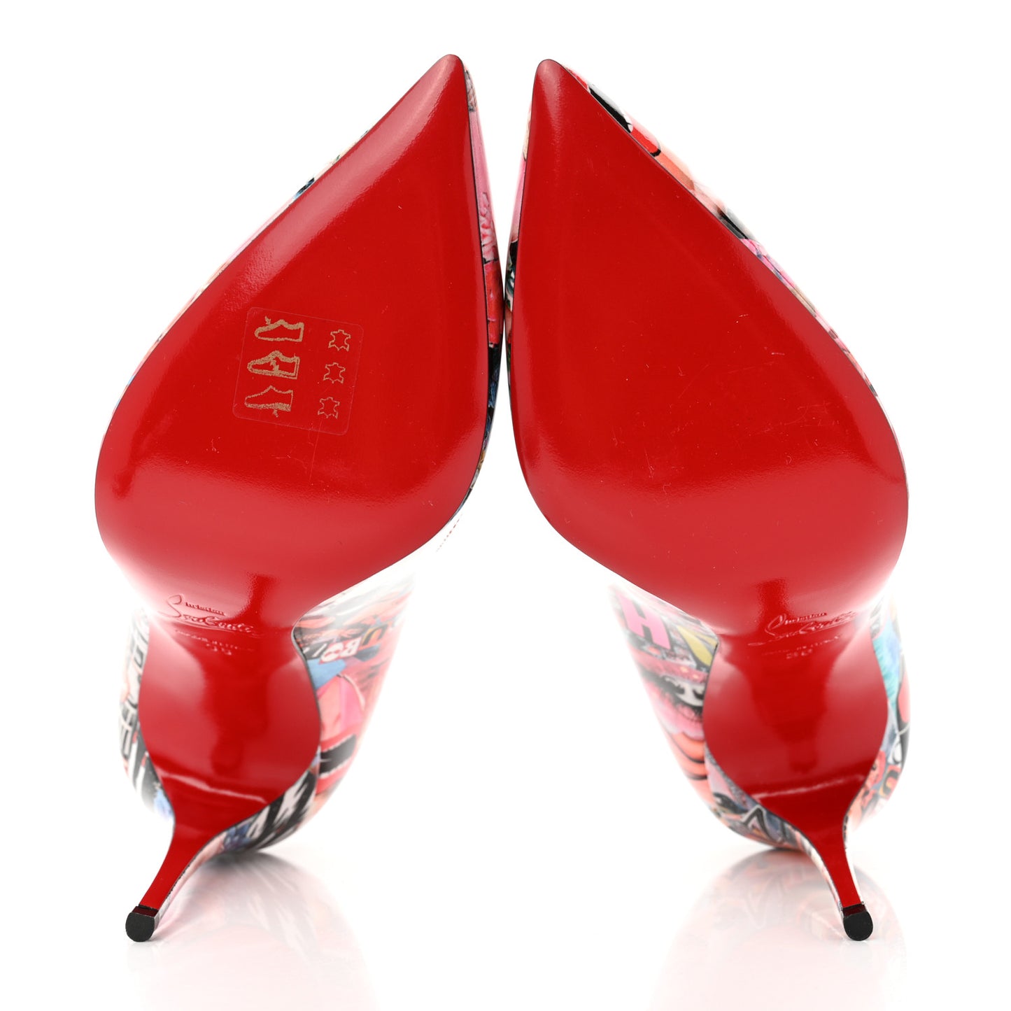 Patent Graphic Love Hot Chick 100 Pumps 36 Multicolor