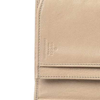 Gucci Patent Guccissima Joy Continental Snap Oranizer Wallet Beige 5 of 13