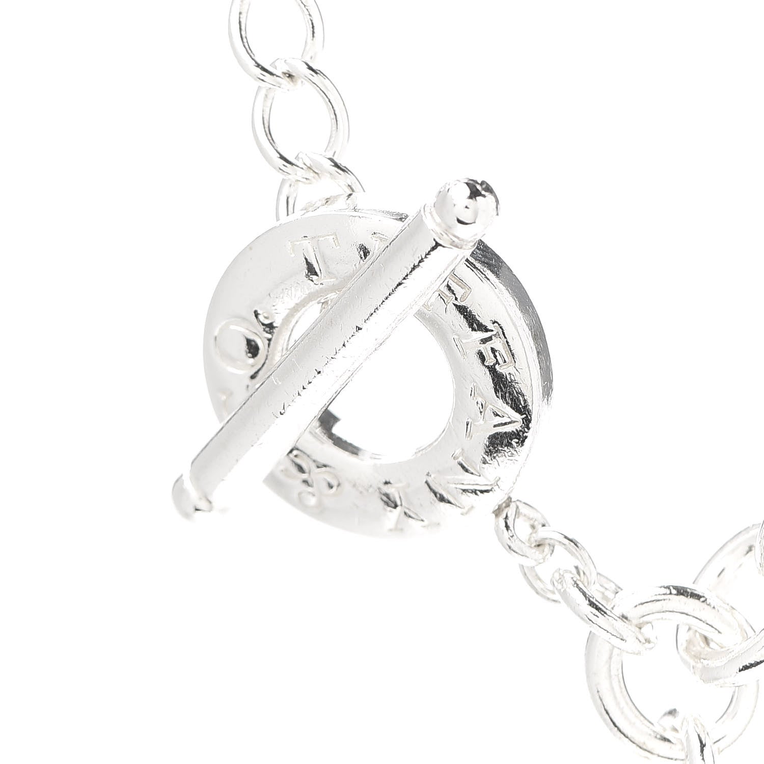 Tiffany Sterling Silver Heart Tag Toggle Necklace 4 of 6