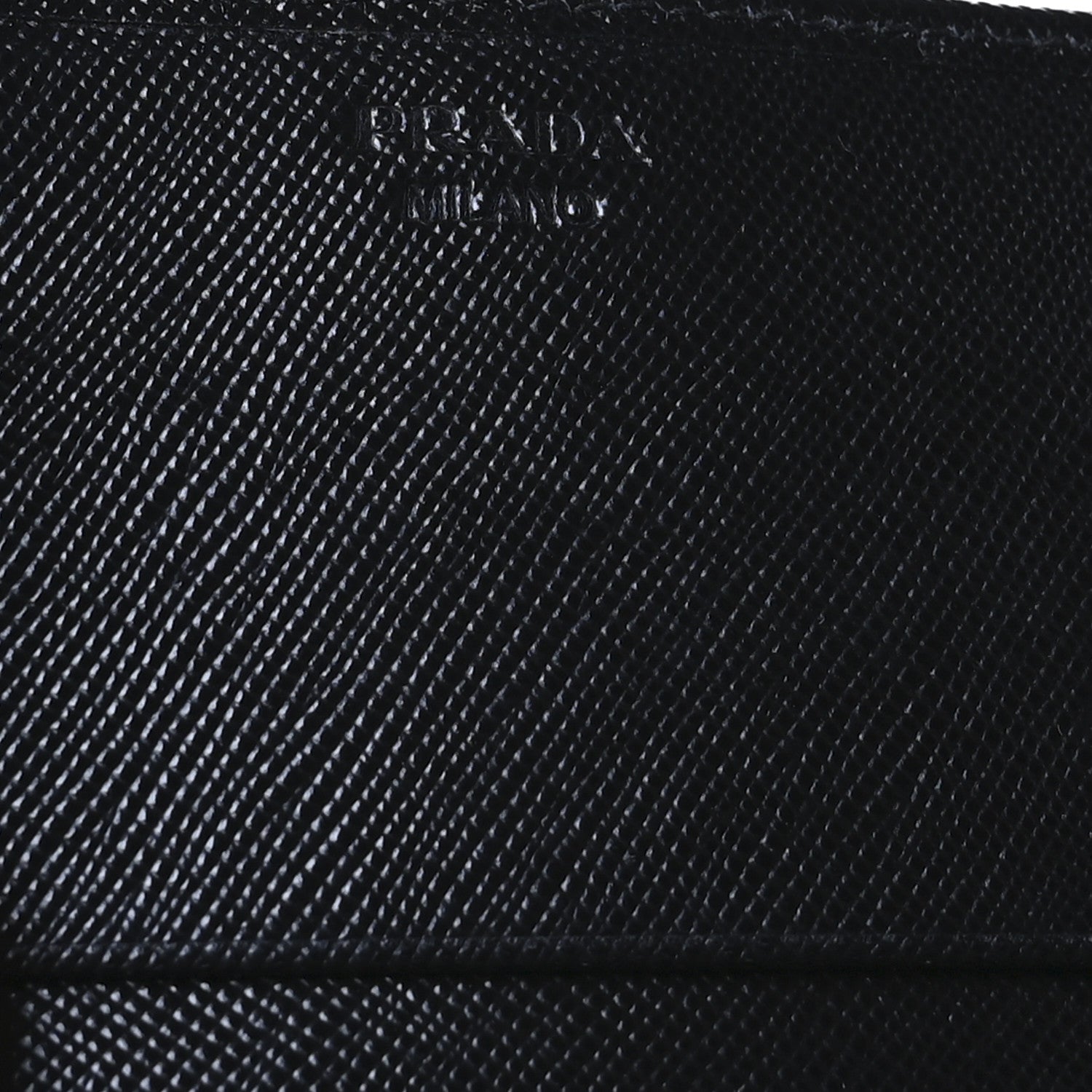Prada Saffiano Fiocco Bow Continental Wallet Black 6 of 7