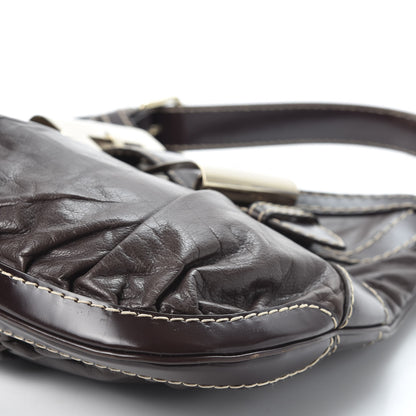 Gucci Calfskin Queen Bow Hobo Brown 7 of 10