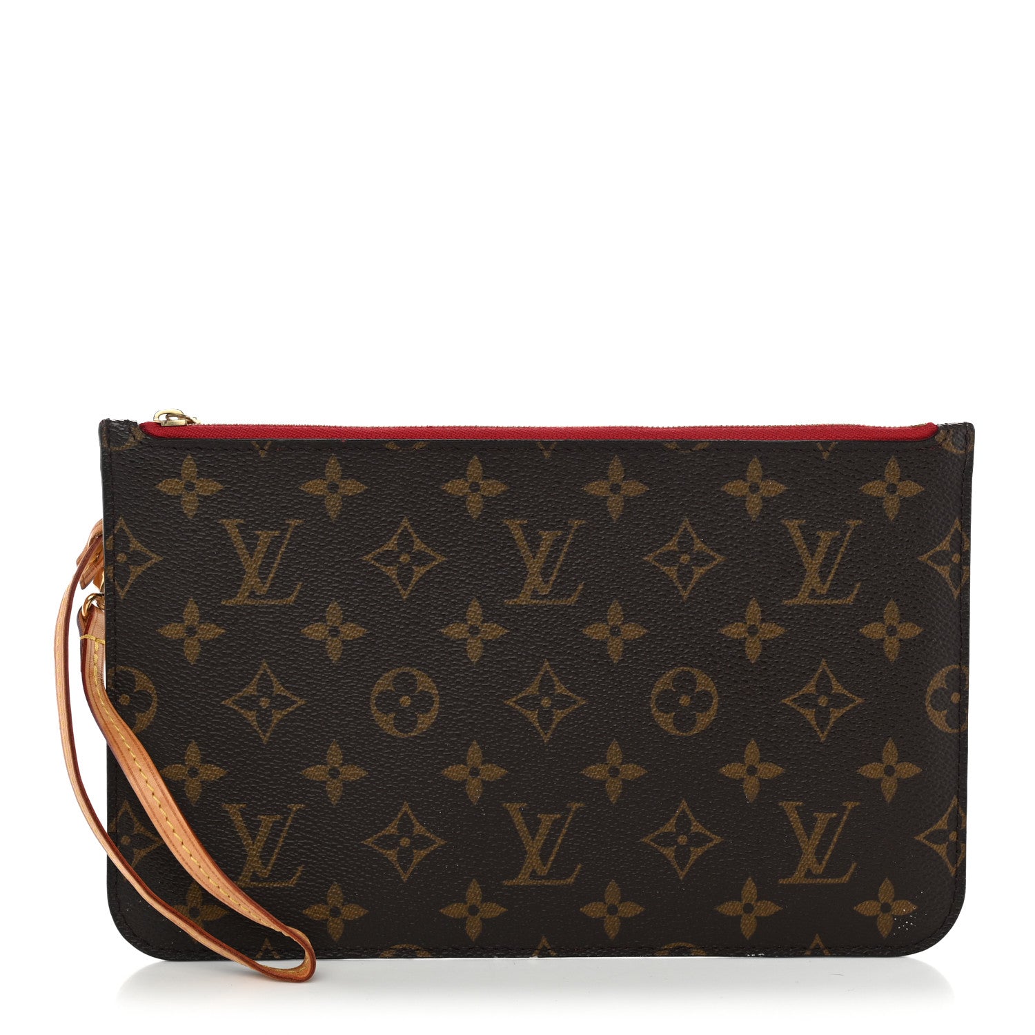 Louis Vuitton Monogram Neverfull MM GM Pochette Cherry 1 of 8