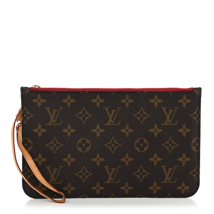 Louis Vuitton Monogram Neverfull MM GM Pochette Cherry 1 of 8