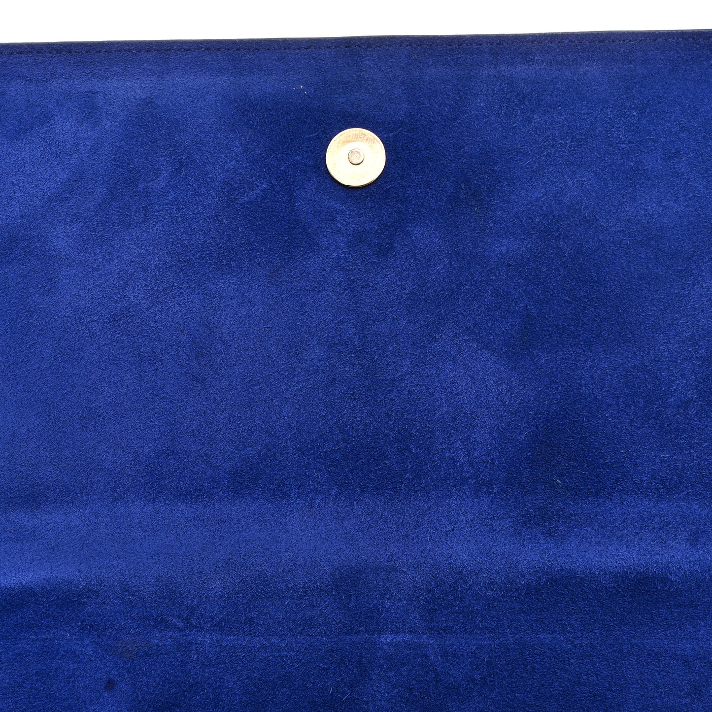 Patent Calfskin Monogram Large Belle De Jour Clutch Royal Blue