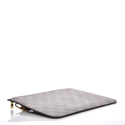 Louis Vuitton Damier Ebene Neverfull MM GM Pochette 4 of 7